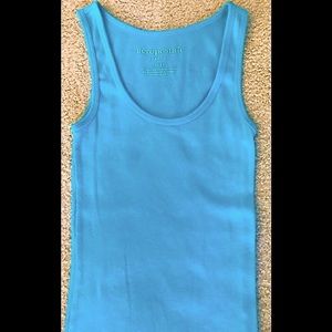 🆕🔥AEROPOSTALE EALLY CUTE TURQUOISE TANK WITH EBLEN AT THE BOTTOM PRETTY COLOR